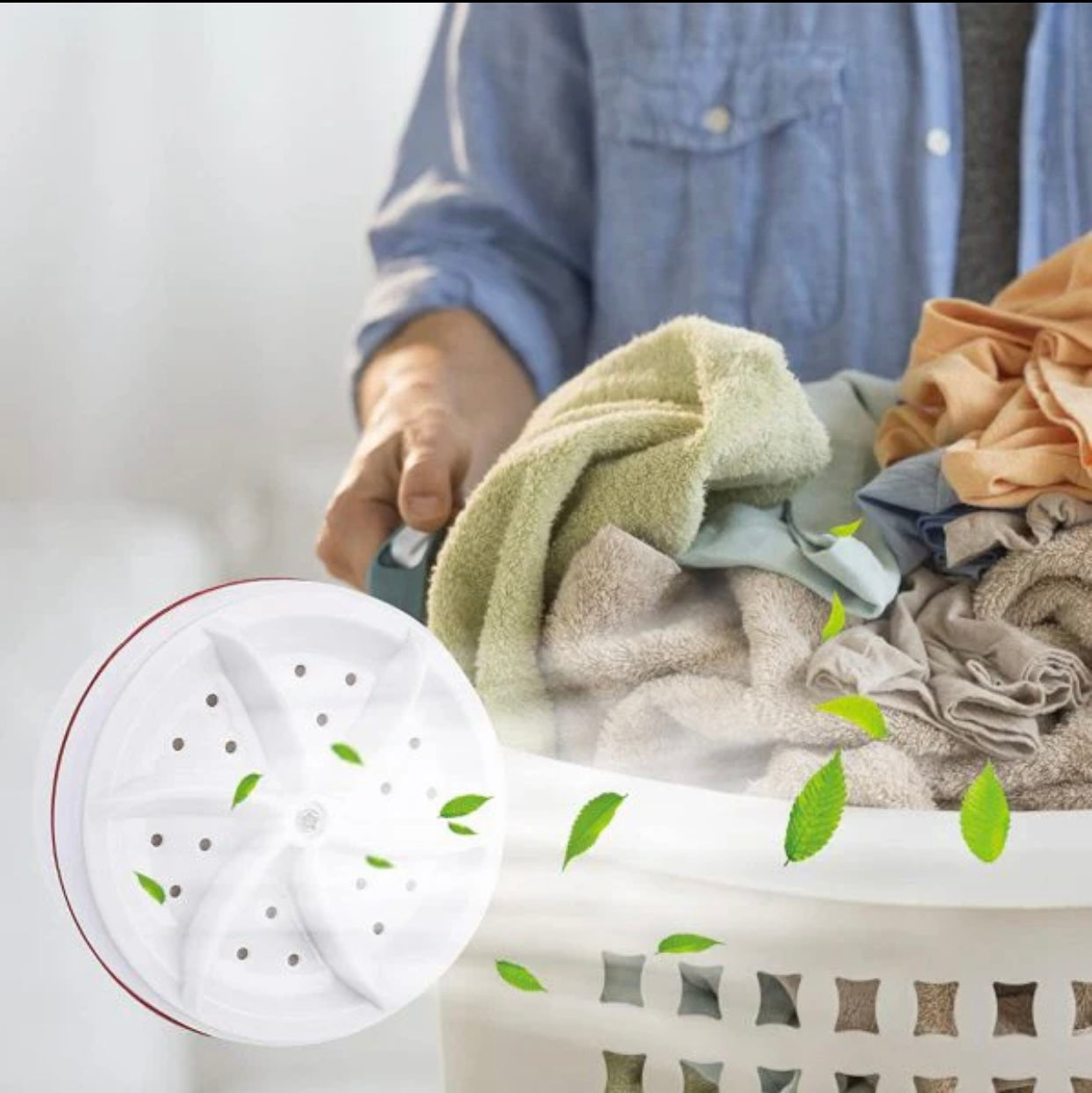 Portable Ultrasonic Mini Washing Machine